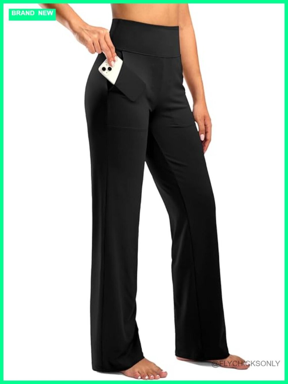 Wide Leg Yoga Pants with Pockets High Waist Stretch Lounge Sweatpants 3 Inseams